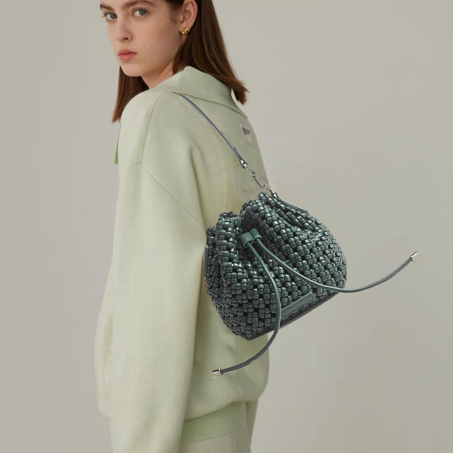 Hollow Bucket Tote Bag