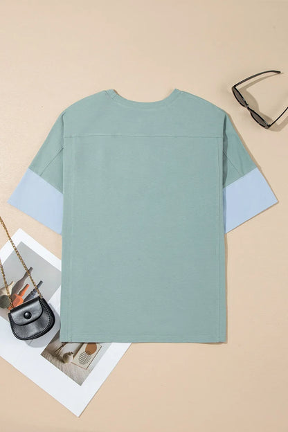 Frayed Denim Star Patched Oversize T Shirt - Premium Women / Jeans & Denim from Trendsi - Just $32.24! Shop now at Handbags Specialist Headquarter