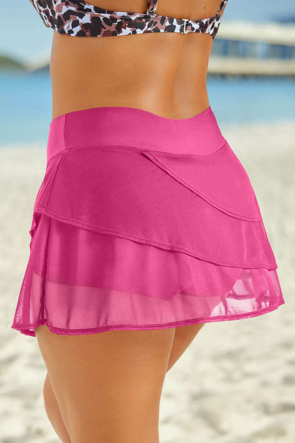 Full Size Layered Swim Skirt - Premium  from Trendsi - Just $29.99! Shop now at Handbags Specialist Headquarter