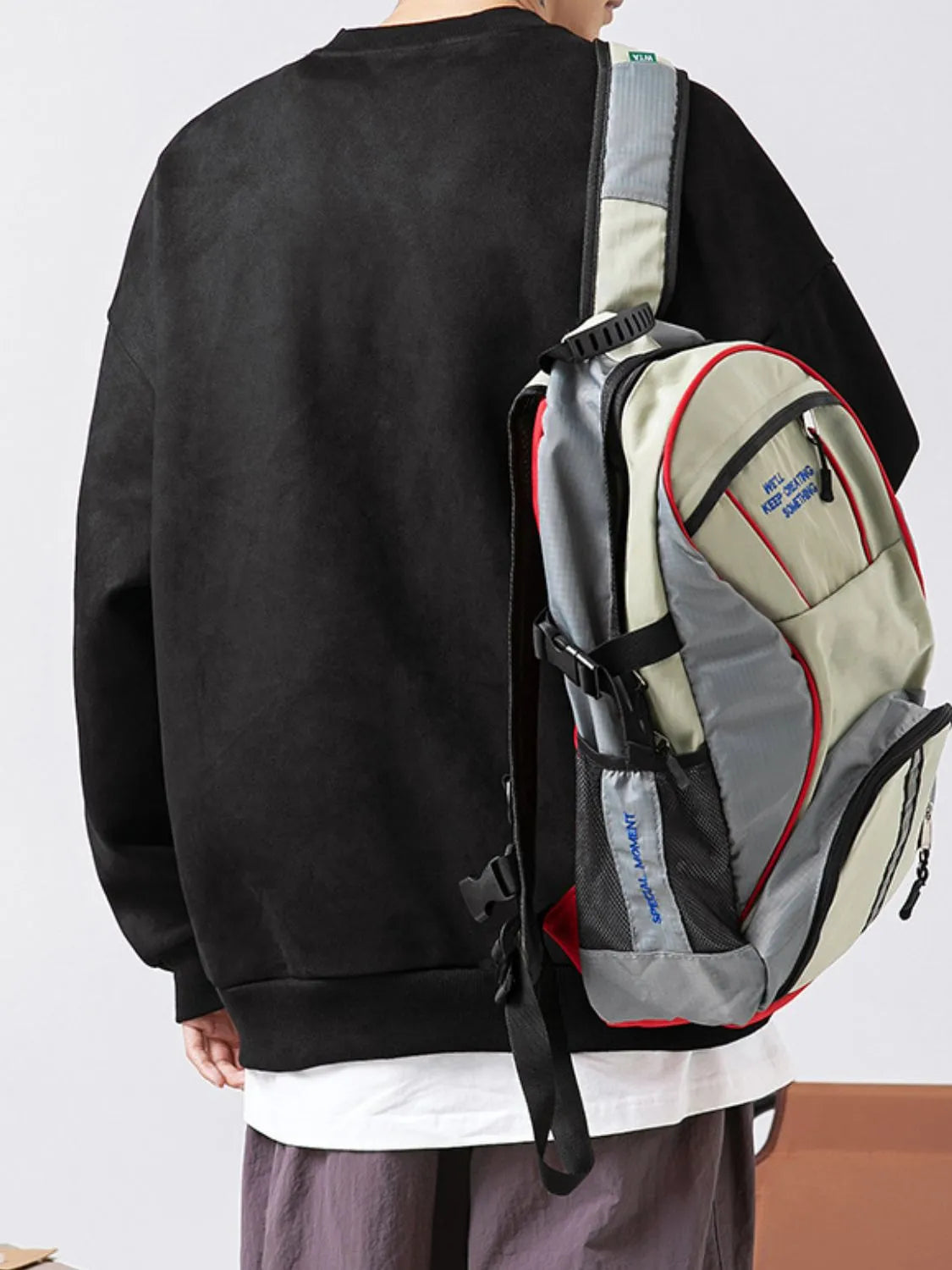 Men's Full Size Round Neck Long Sleeve Sweatshirt Plus Size - Premium Men's Sweatshirts from Trendsi - Just $52.48! Shop now at Handbags Specialist Headquarter