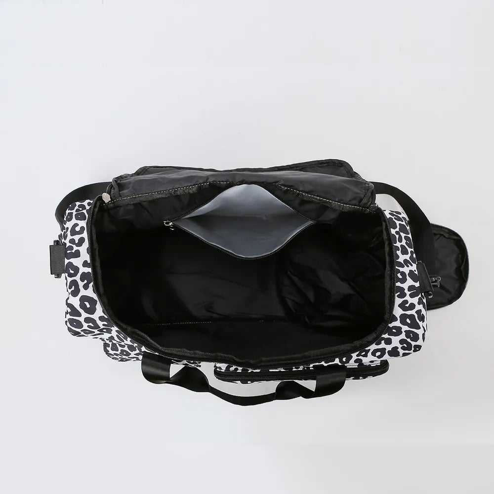 Oxford Cloth Animal Print Travel Bag - Premium travel-bag from Trendsi - Just $44.99! Shop now at Handbags Specialist Headquarter