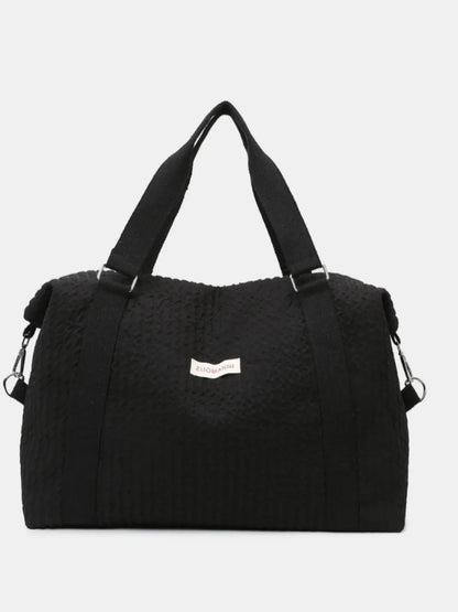 Texture Oxford Cloth Travel Bag - Premium travel-bag from Trendsi - Just $39.99! Shop now at Handbags Specialist Headquarter