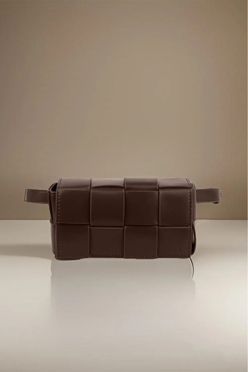 Zenana Vegan Leather Woven Crossbody Bag - Premium Crossbody Bag from Trendsi - Just $31.99! Shop now at Handbags Specialist Headquarter