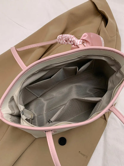 PU Leather Tote Bag - Premium Tote Bag from Trendsi - Just $35.99! Shop now at Handbags Specialist Headquarter