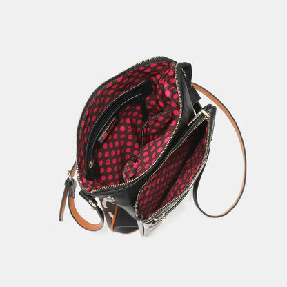 Nicole Lee USA Geometric Pattern Crossbody Bag - Premium Wallet from Trendsi - Just $53.99! Shop now at Handbags Specialist Headquarter