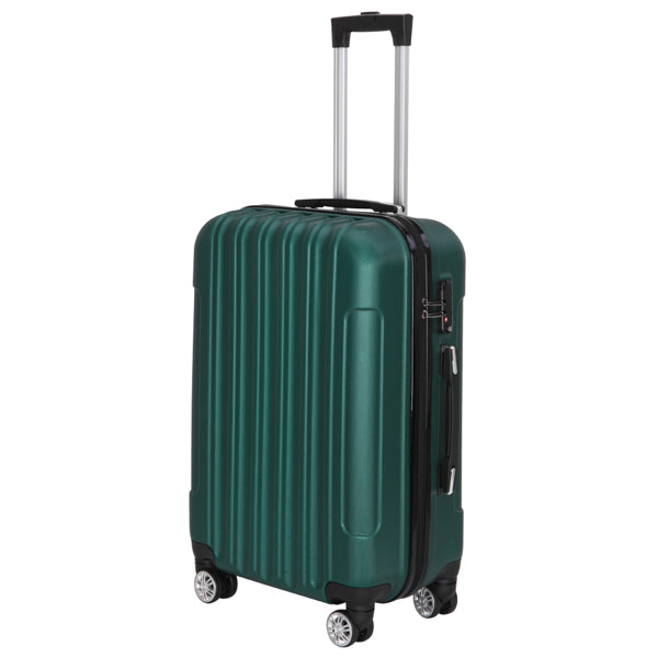 Tri-Size Glide: Universal Alloy Luggage Set
