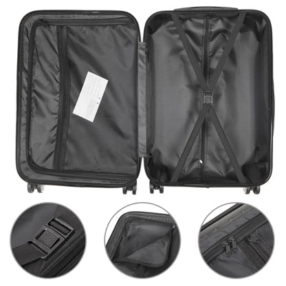 Tri-Size Glide: Universal Alloy Luggage Set