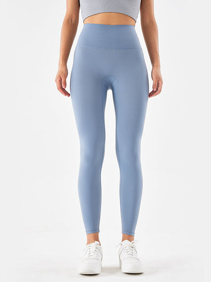 Wide Waistband Sports Leggings - Premium Leggings from Trendsi - Just $52.05! Shop now at Handbags Specialist Headquarter