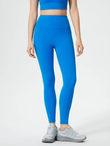 Millennia Wide Waistband Active Leggings - Premium Leggings from Trendsi - Just $40.95! Shop now at Handbags Specialist Headquarter
