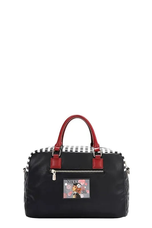 Nicole Lee USA Eco-Leather Boston Bag - Premium Tote Bag from Trendsi - Just $57.99! Shop now at Handbags Specialist Headquarter