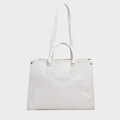 PU Leather Tote Bag - Premium Tote Bag from Trendsi - Just $44.99! Shop now at Handbags Specialist Headquarter