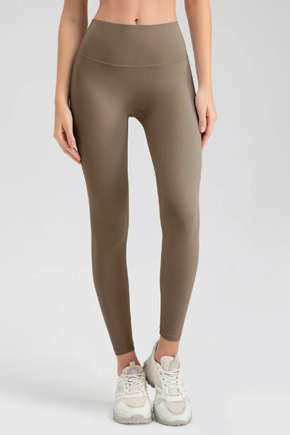 Wide Waistband Sport Leggings - Premium Leggings from Trendsi - Just $50.91! Shop now at Handbags Specialist Headquarter