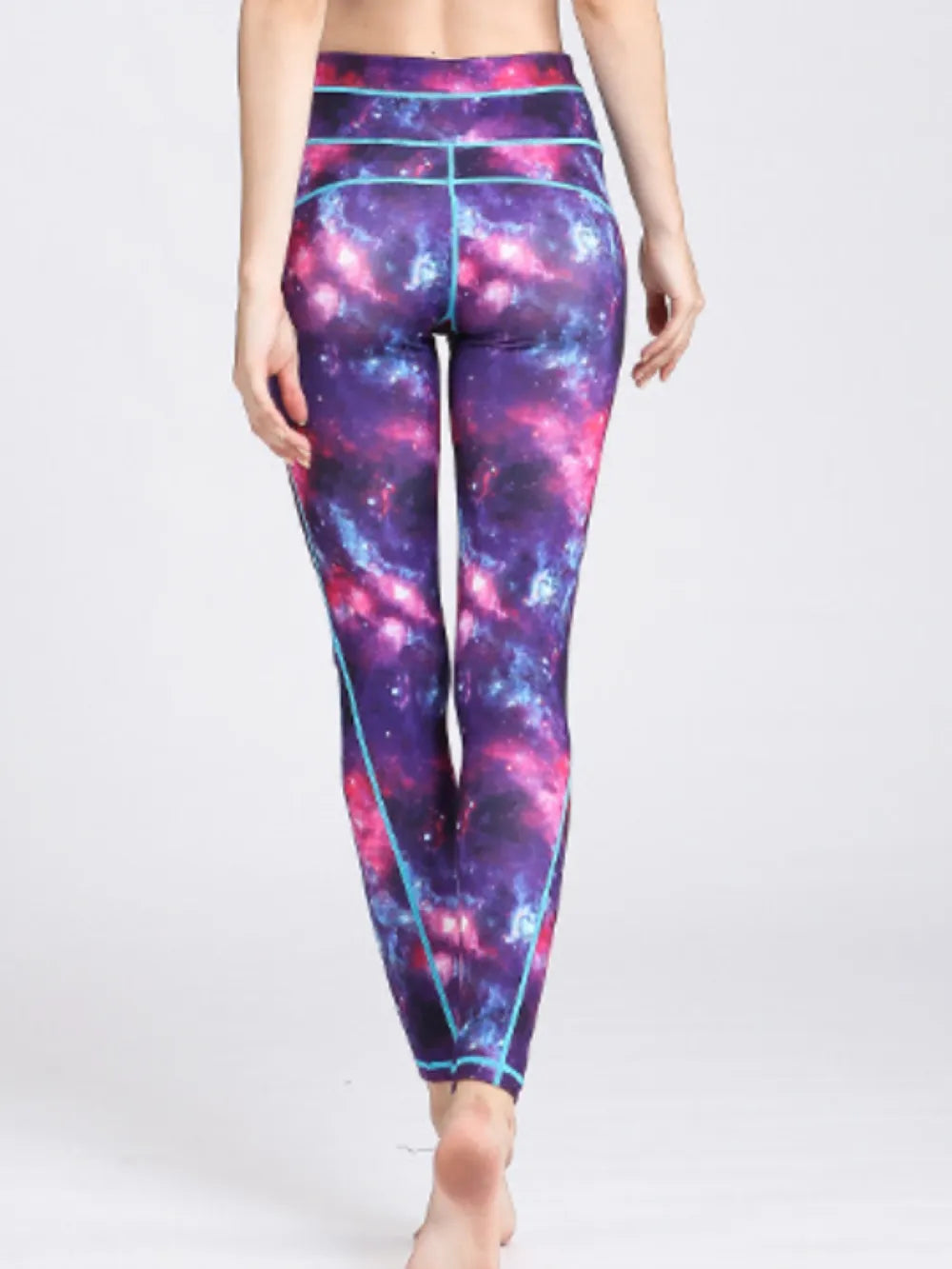 Printed Active High Waist Leggings - Premium Leggings from Trendsi - Just $48.12! Shop now at Handbags Specialist Headquarter