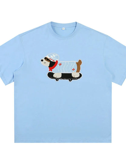 Men's Plus Size Graphic Round Neck Half Sleeve T-Shirt - Premium Men's T-Shirt from Trendsi - Just $27.99! Shop now at Handbags Specialist Headquarter