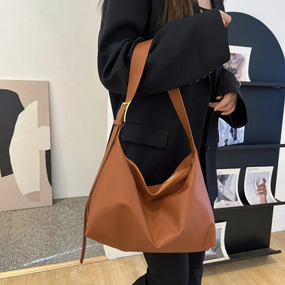 Adjustable Strap PU Leather Handbag - Premium Tote Bag from Trendsi - Just $39.99! Shop now at Handbags Specialist Headquarter