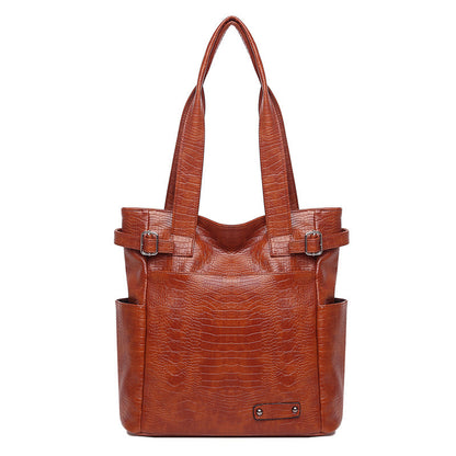 LuxeCarry: Large Soft Leather Tote Bag