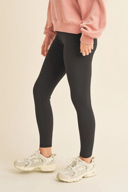 Yelete Full Size Fleece Lined High Waisted Leggings - Premium Leggings from Trendsi - Just $60.54! Shop now at Handbags Specialist Headquarter