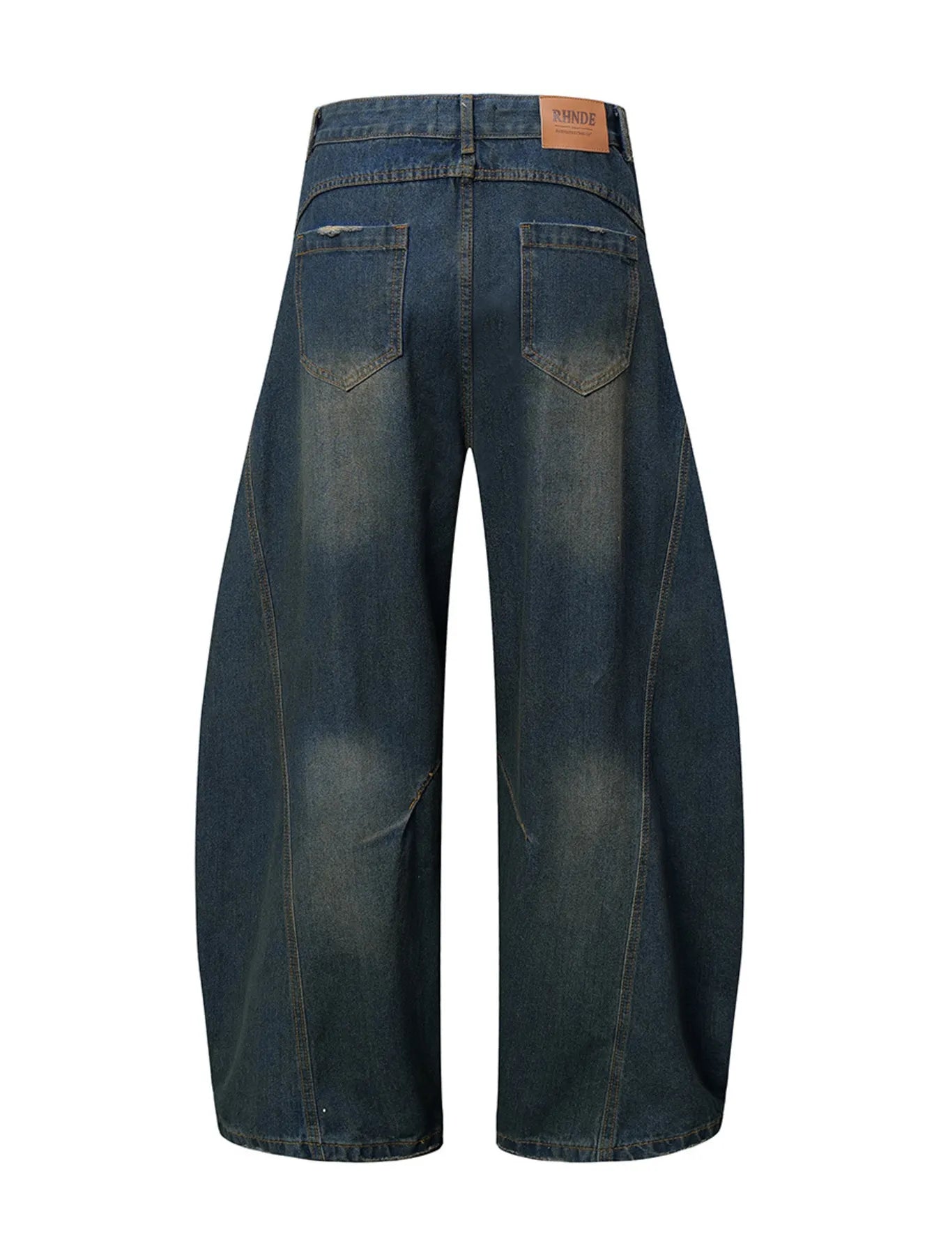 Men's Wide Leg Balloon Denim Jeans - Premium Women / Jeans & Denim from Trendsi - Just $86.99! Shop now at Handbags Specialist Headquarter