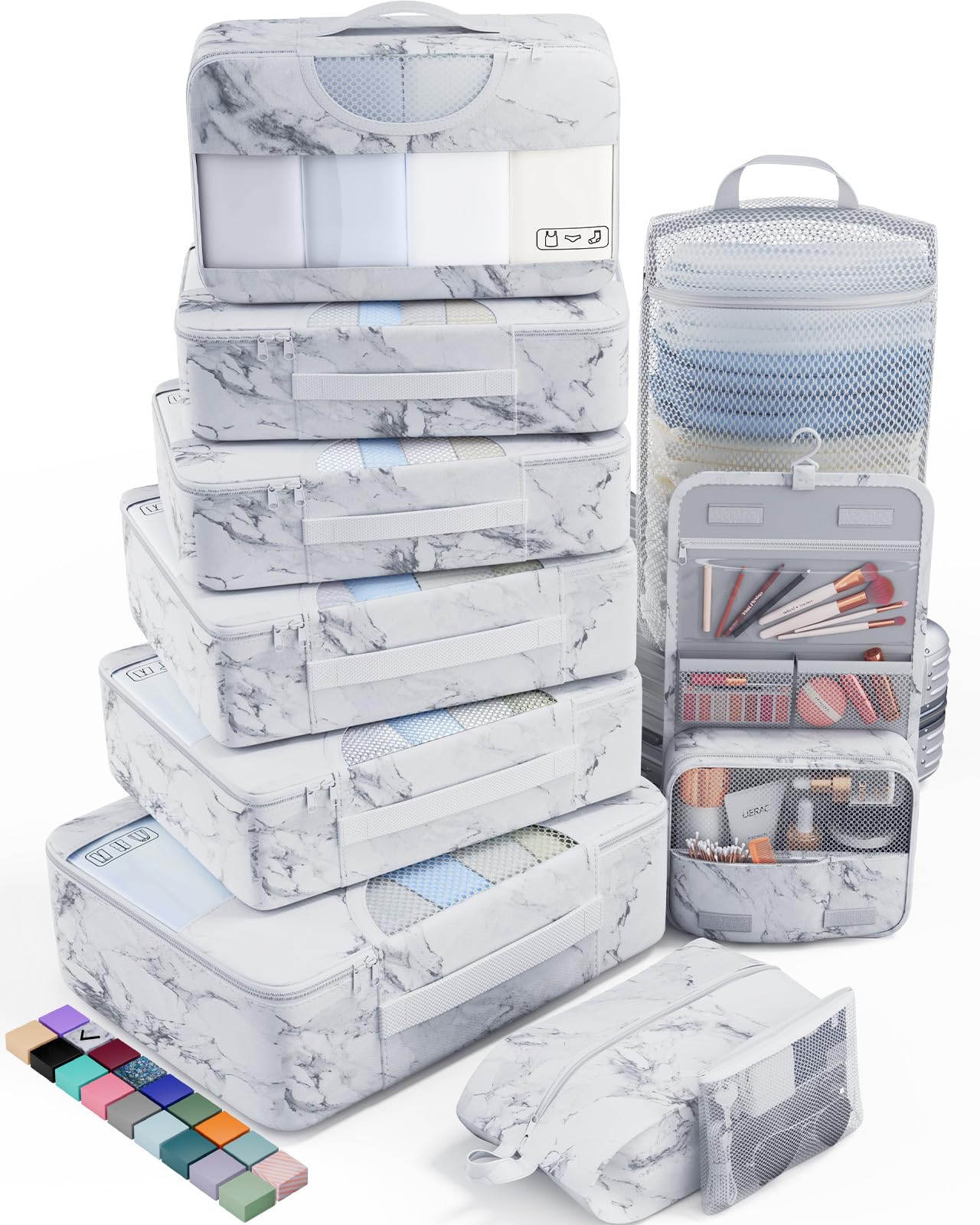 Veken Travel Cubes - 8 Piece Set