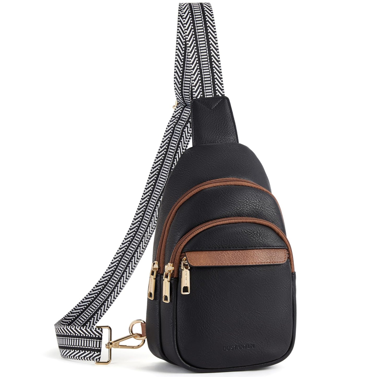 BOSTANTEN Chic Leather Crossbody Sling Bag