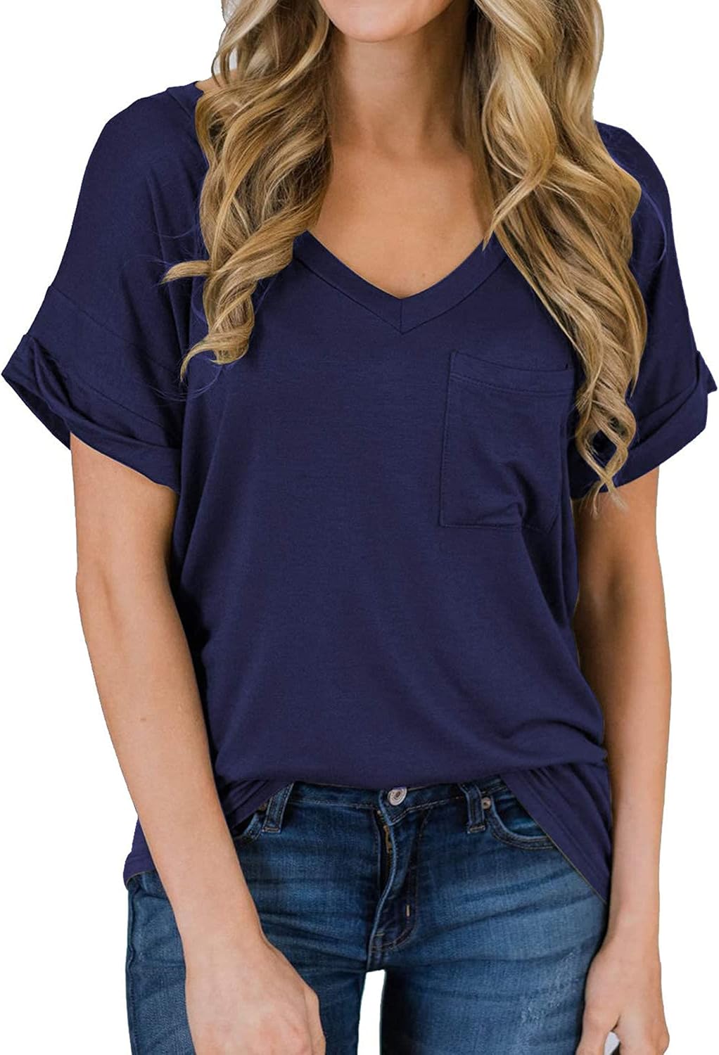 Best Casual V-neck tee for women 2025