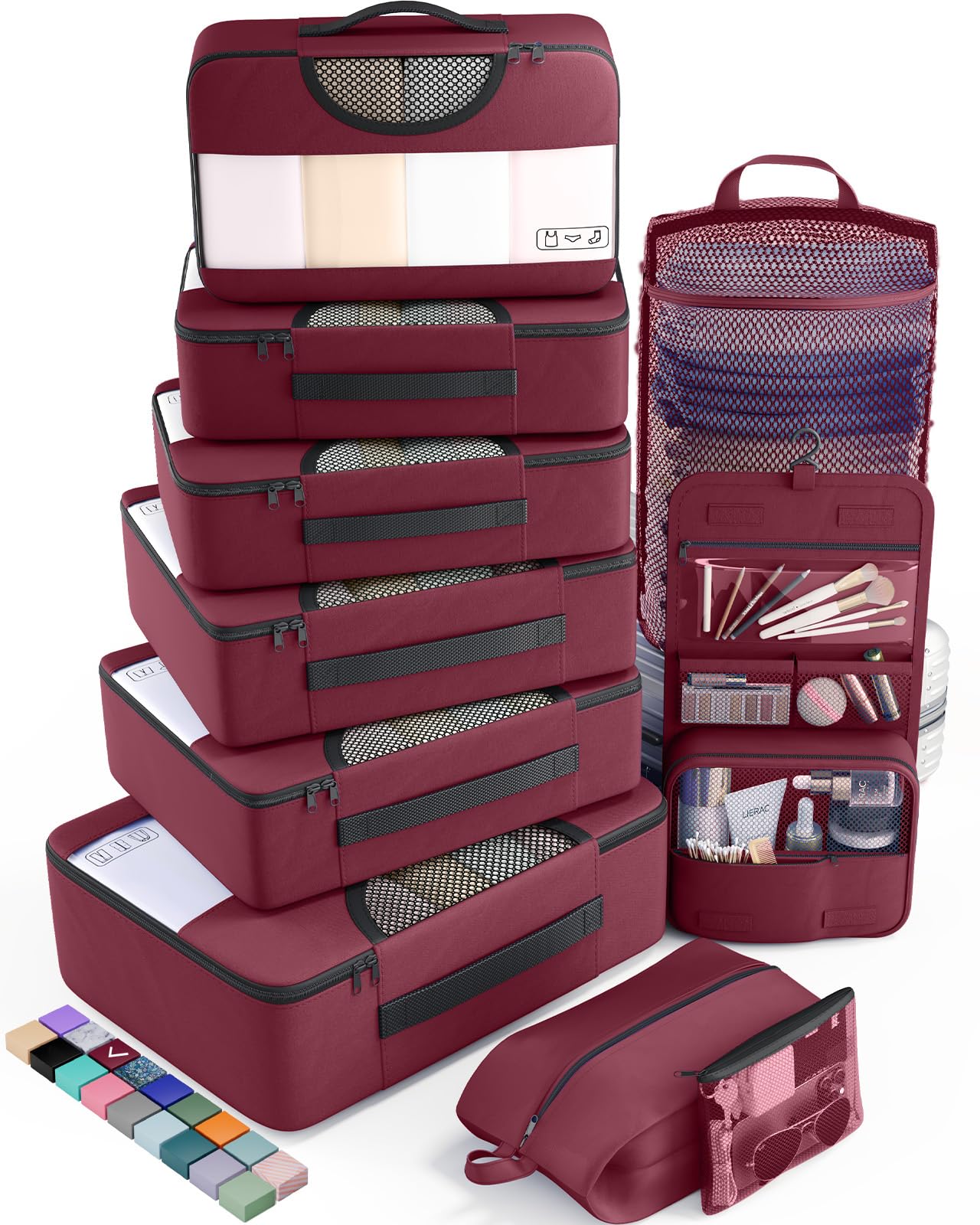 Veken Travel Cubes - 8 Piece Set