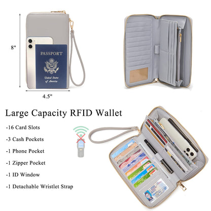 ChicCrossbody: Women's Tote & Wallet Set