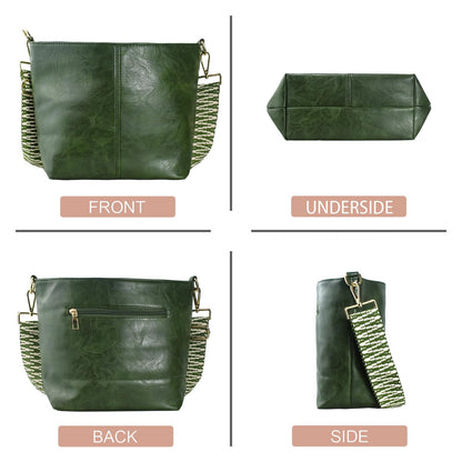 ChicHobo Vegan Leather Crossbody Bag with Strap