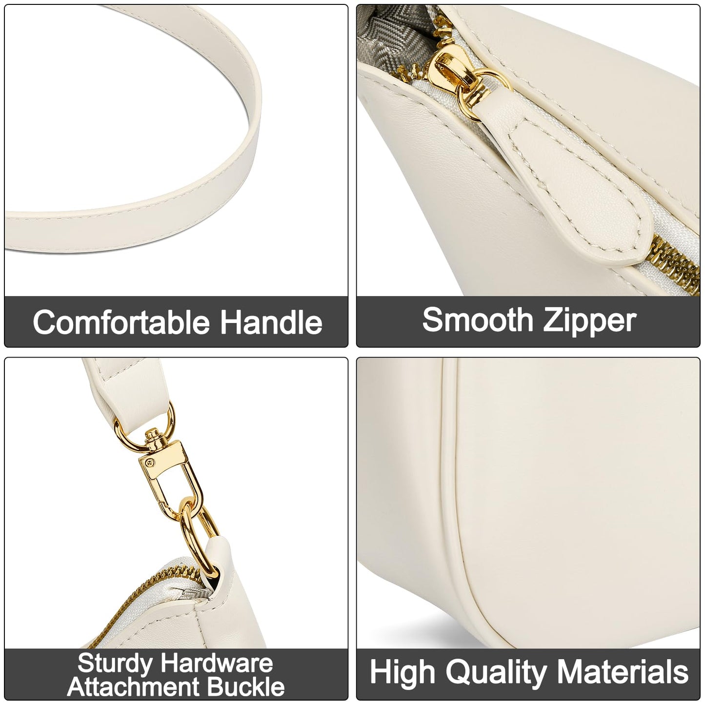 Retro Chic Hobo Bag - Cute Underarm Purse