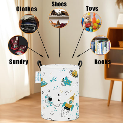 Collapsible Canvas Hamper by LANGYASHAN