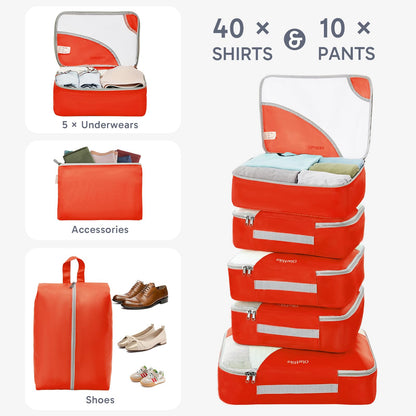 OlarHike Travel Cube Set - Cream Organizer & Gifts