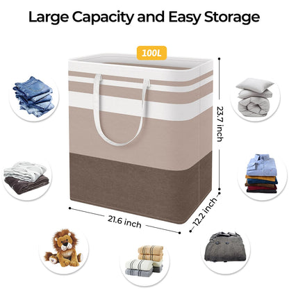 HomeHacks Duo Waterproof Laundry Baskets