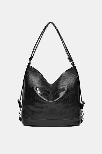 PU Leather Shoulder Bag - Premium handbags from Trendsi - Just $27.99! Shop now at Handbags Specialist Headquarter