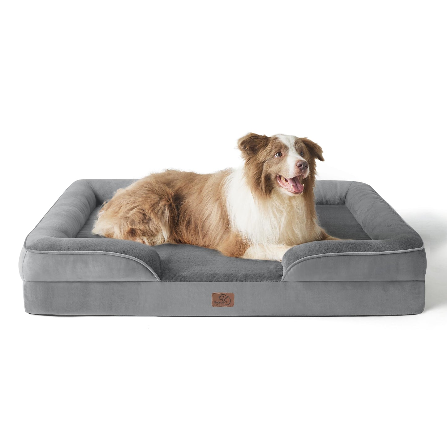 ComfyPaws Orthopedic Washable Dog Sofa - Large, Grey