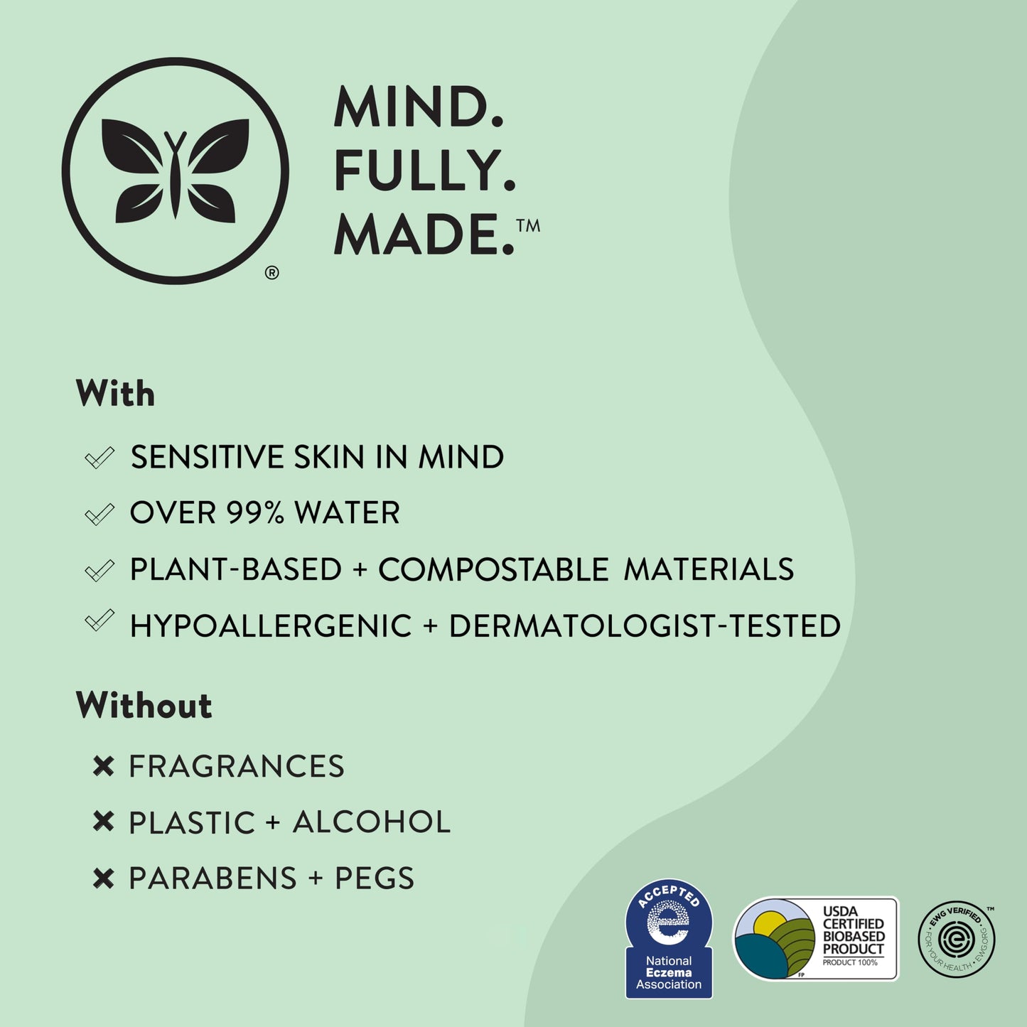 EcoGentle Multi-Use Wipes for Sensitive Skin