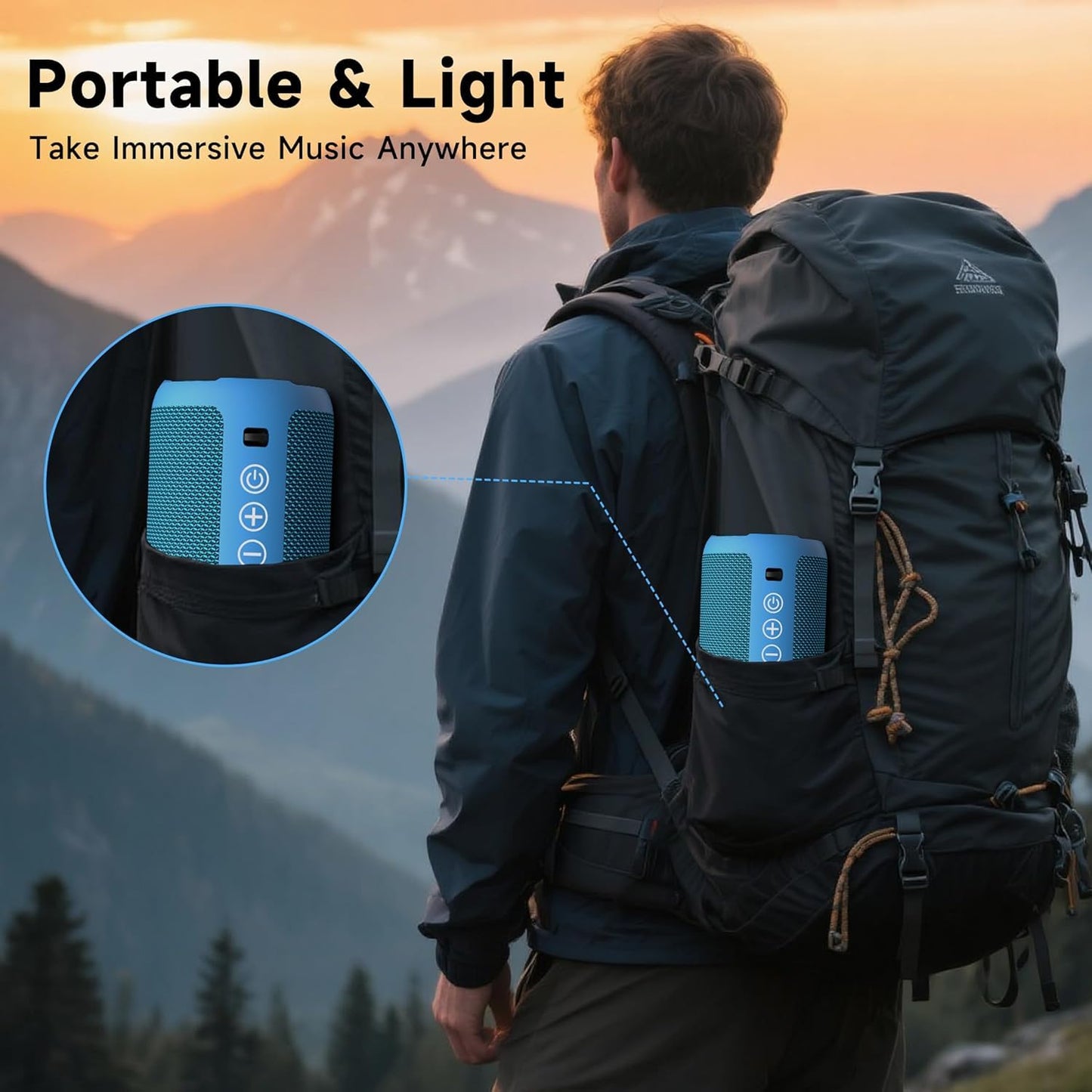 Ortizan AquaBass: IPX7 Bluetooth Speaker & Gift Pick