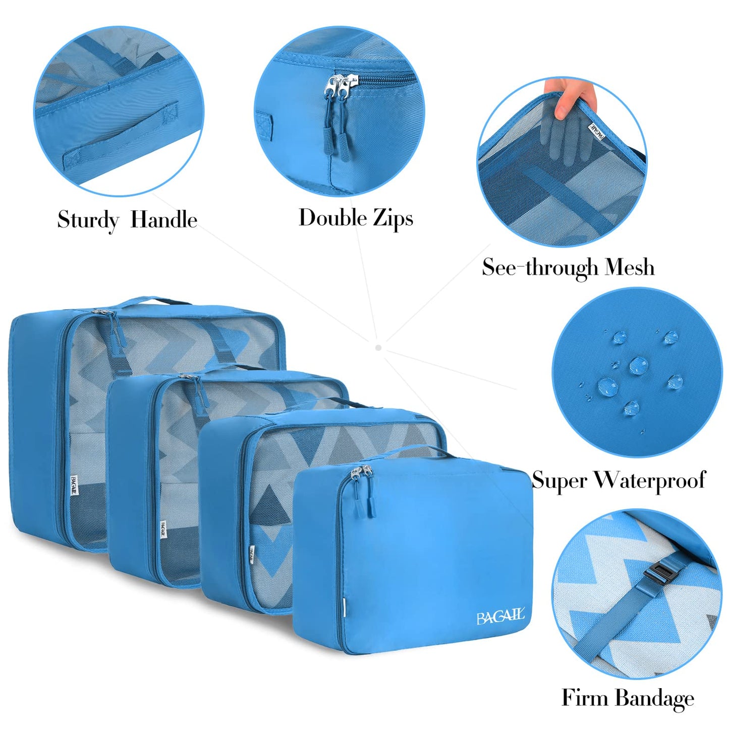 TravelMate 8-Piece Packing Cubes