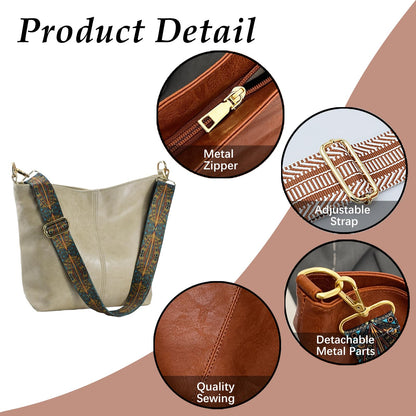 ChicHobo Vegan Leather Crossbody Bag with Strap