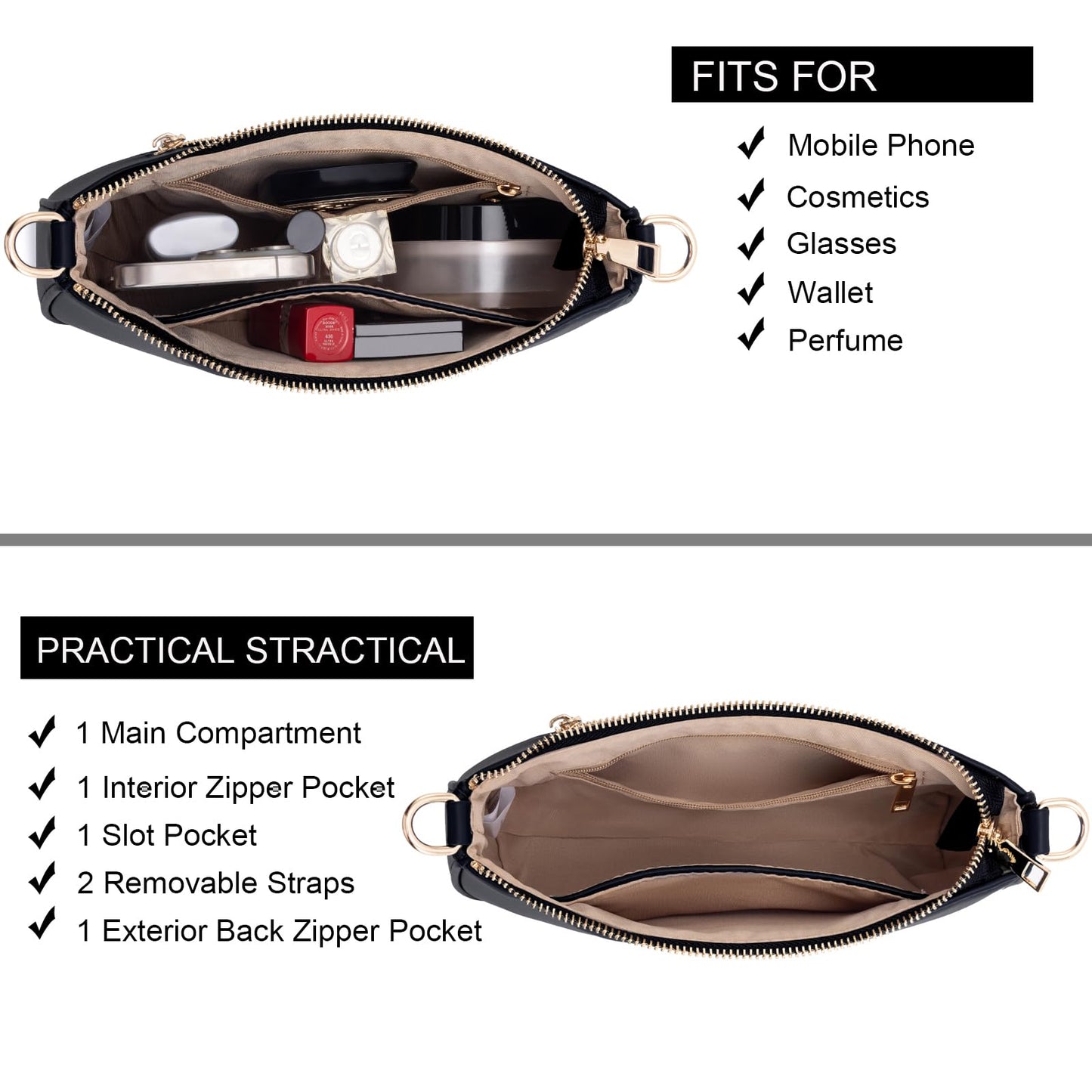 Retro Vegan Leather Shoulder Bag