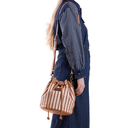 Montana West Lee Drawstring Hobo Bucket Bag