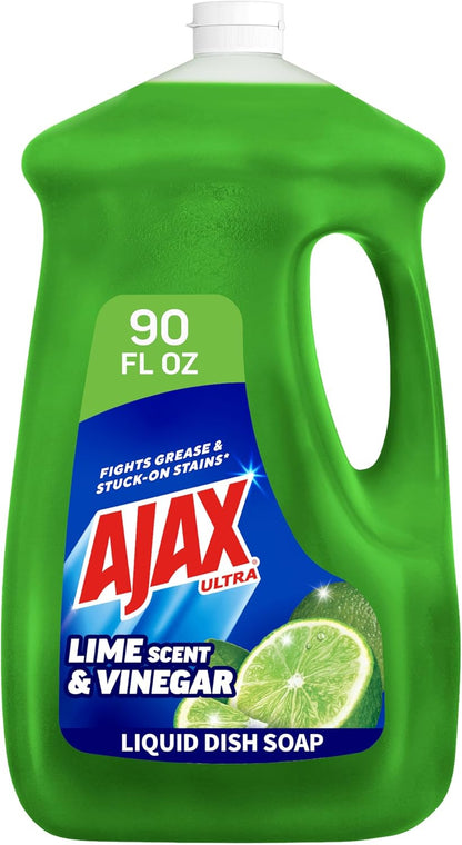 Ajax Fresh Lime Vinegar Dish Soap - 90oz Sparkle Clean