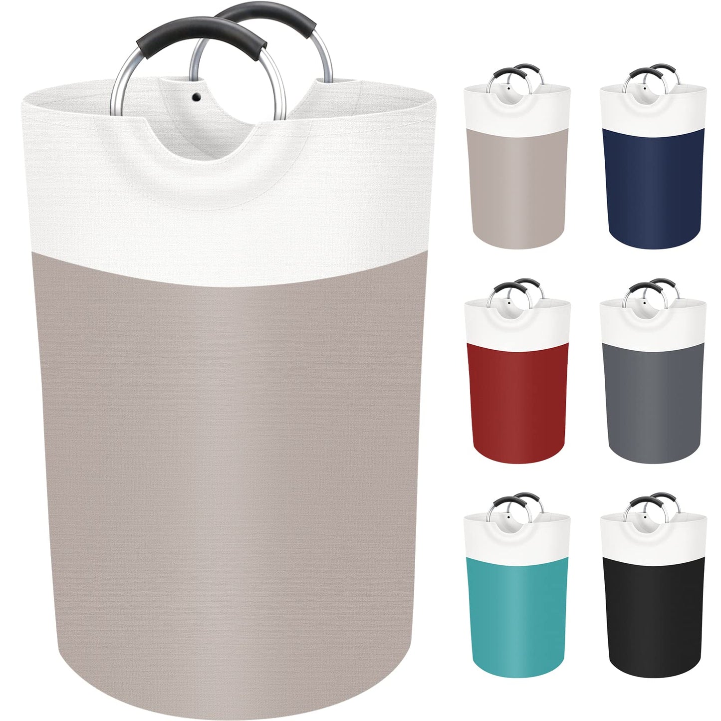 BlissTotes 90L Collapsible Laundry Hamper - Black