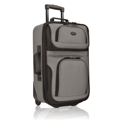 U.S. Traveler Rio Expandable Orange Carry-on