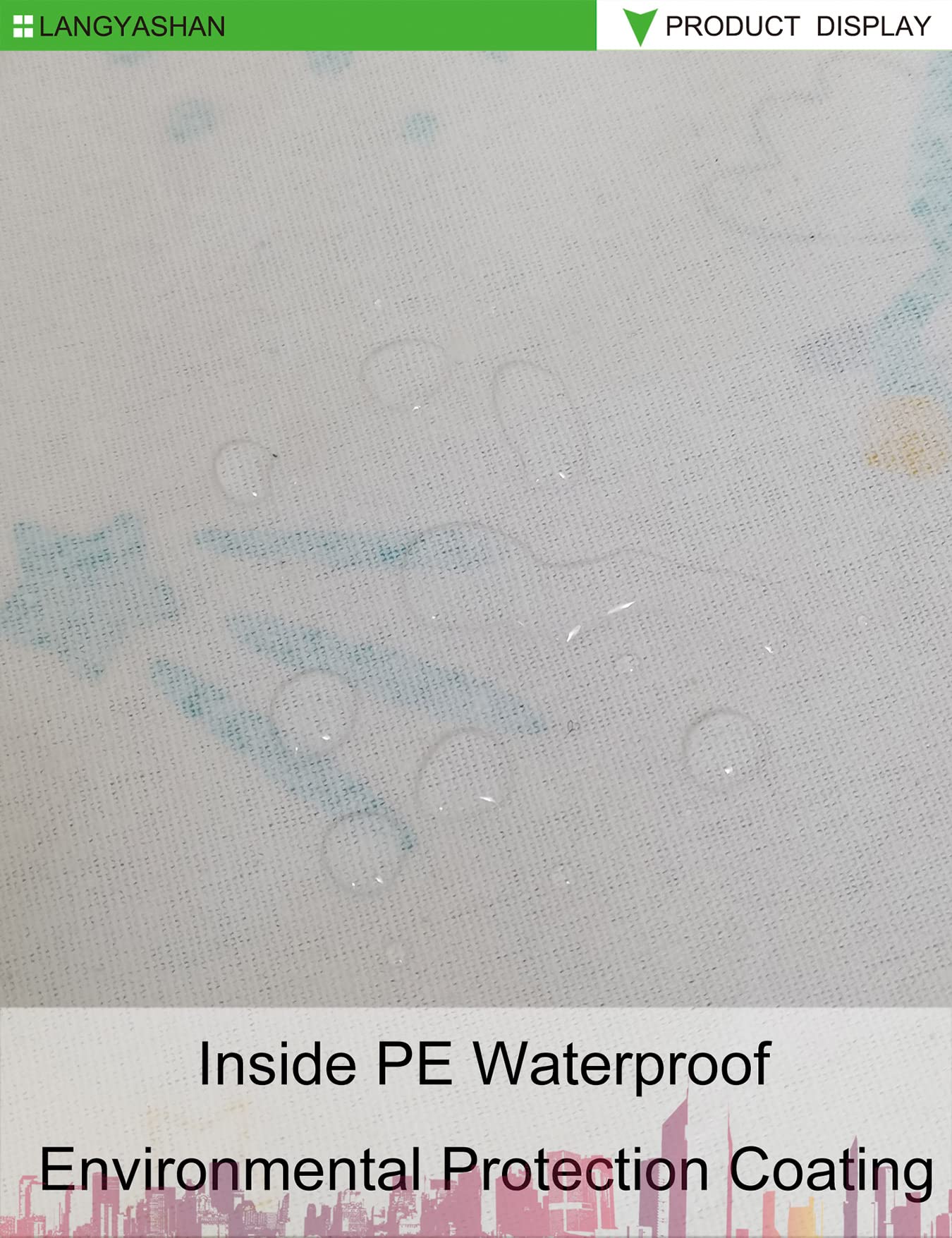 Collapsible Canvas Hamper by LANGYASHAN