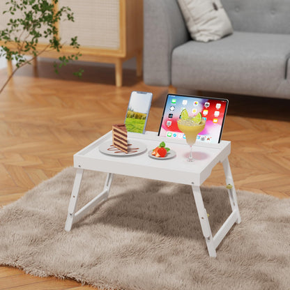 Artmeer Bamboo Foldable Bed & Laptop Tray - 2 Pack