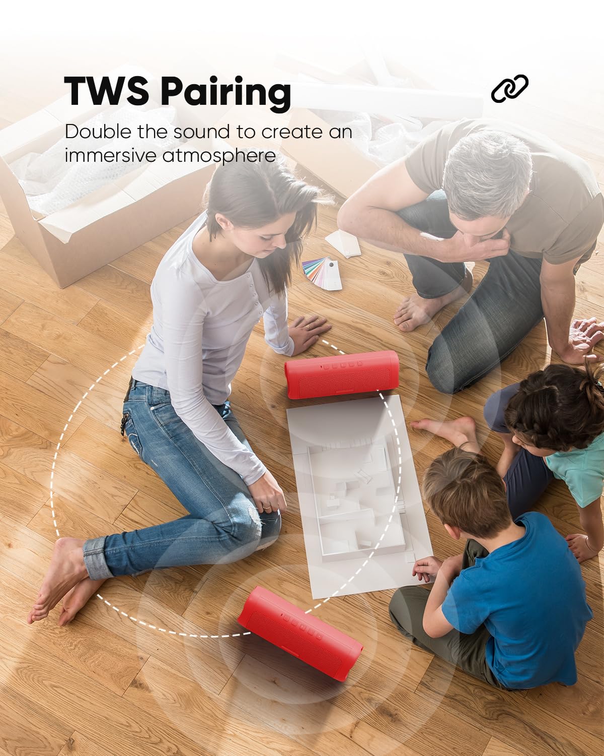 EchoVibe: Portable Waterproof Bluetooth Speaker