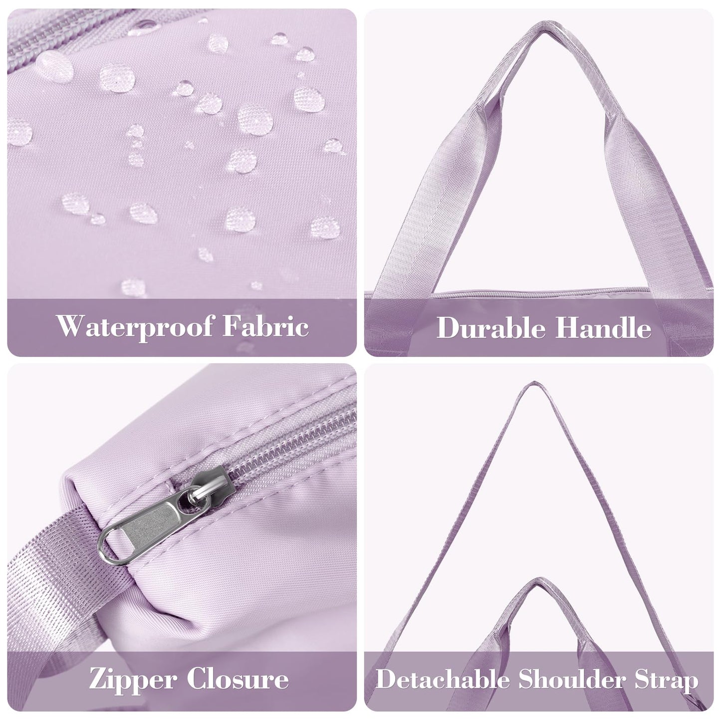 Pink Expandable Travel Duffel with Wet Pocket