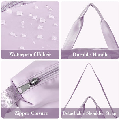 Pink Expandable Travel Duffel with Wet Pocket