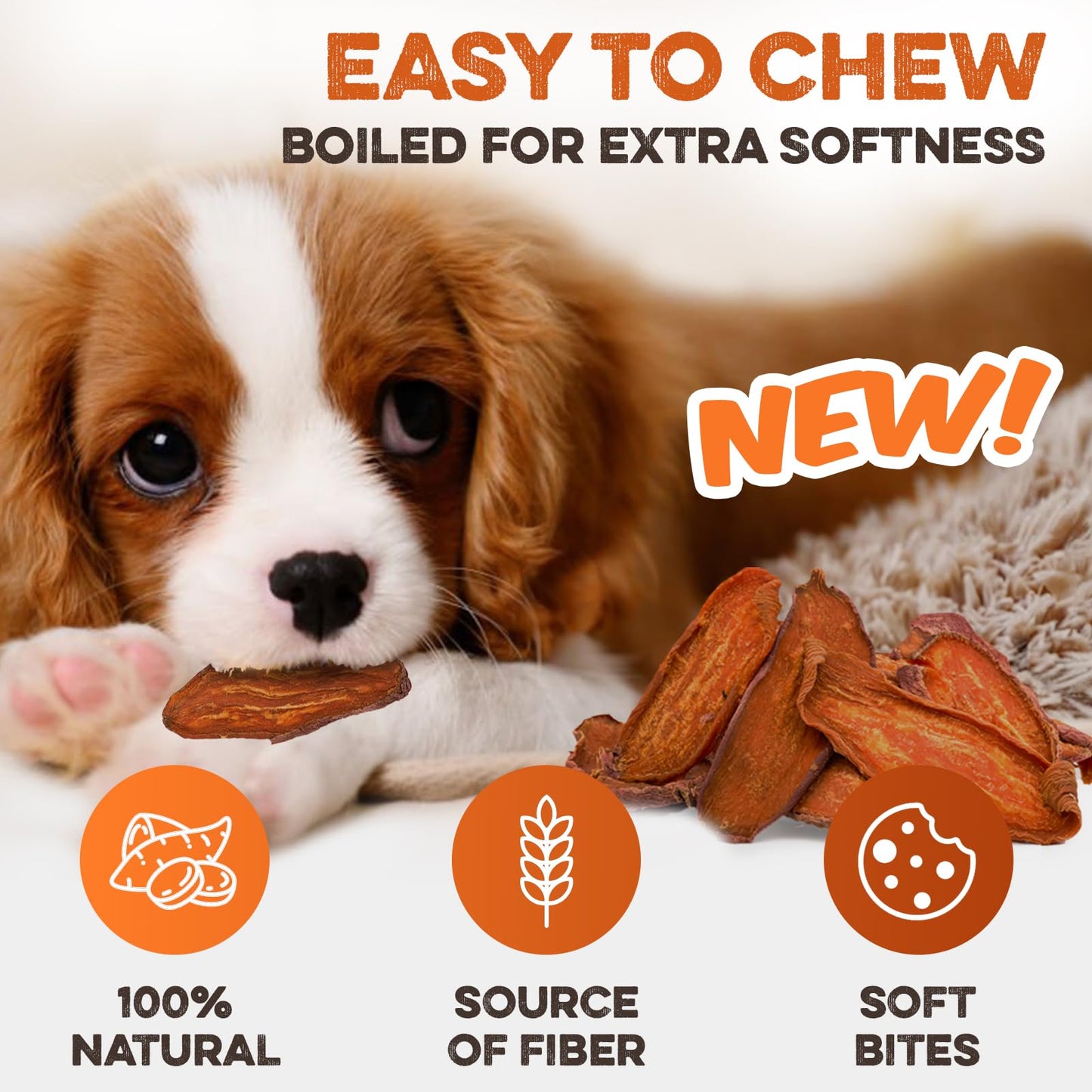 Brutus & Barnaby Sweet Potato Pup Delights