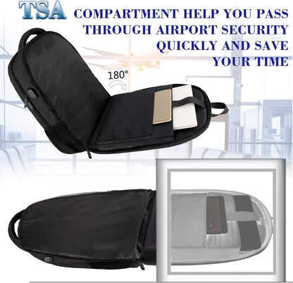 MATEIN SleekGuard Laptop Backpack with USB Port